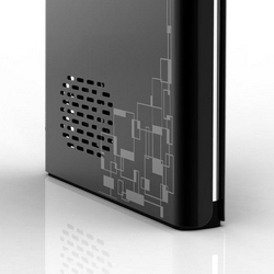 Mini PC GIADA Slim I51 Black Core i3 320Gb + W7 H.P.