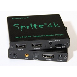 MedeaWiz Sprite 4K DV-S4 Repetidor de Video (4K) - Reproductor Multimedia