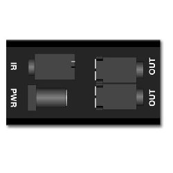 One Zone IR Connecting Block (2 emitters)