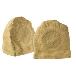 Altavoz con forma de roca para exteriores AccentPLUS de 6.5 pulgadas y tweeter fijo - Piedra arenisca 